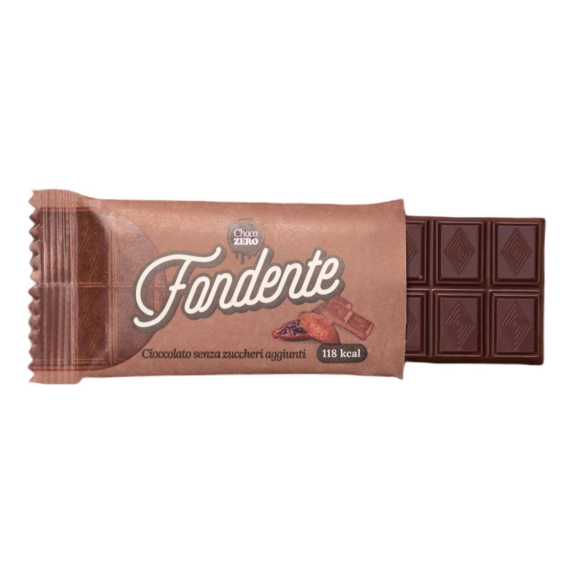 Choco Zero Tavoletta Cioccolato Fondente Senza Zuccheri Aggiunti 25g-1