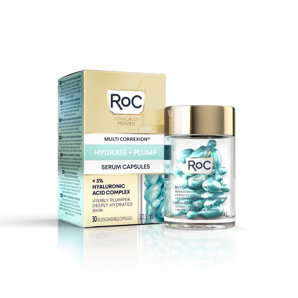 Roc Kit Hydrate + Plump Siero Viso 30 Capsule +Idratante Viso 50ml SPF30-1