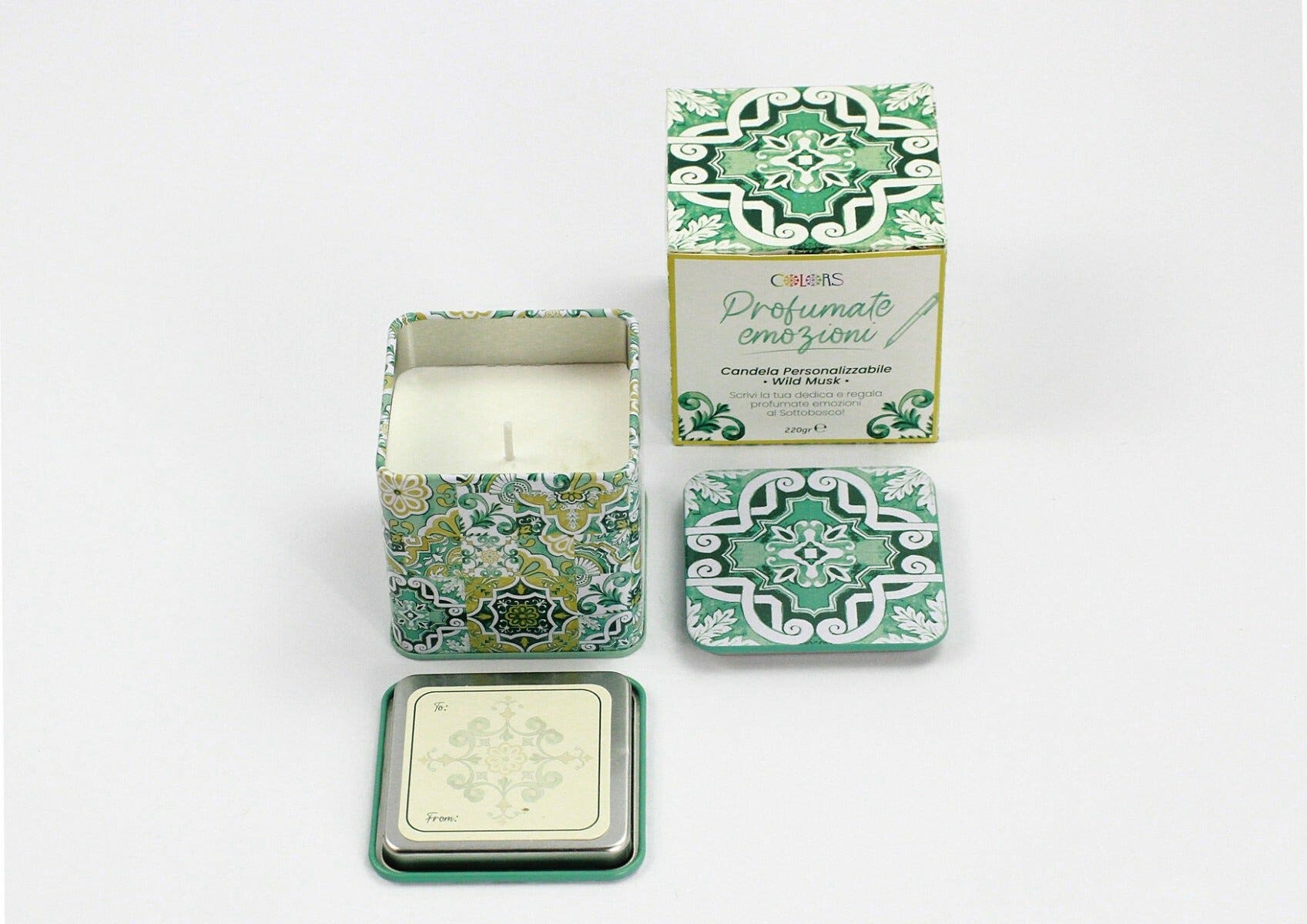 Colors Candela Profumata Personalizzabile Wild Musk-2