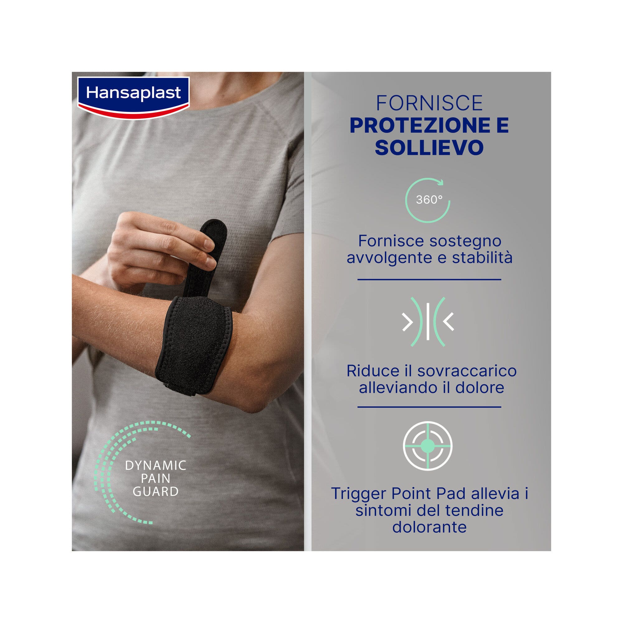 Hansaplast Sport Supporto Gomito del Tennista Tutore Epicondilite Gomito Protettivo-3