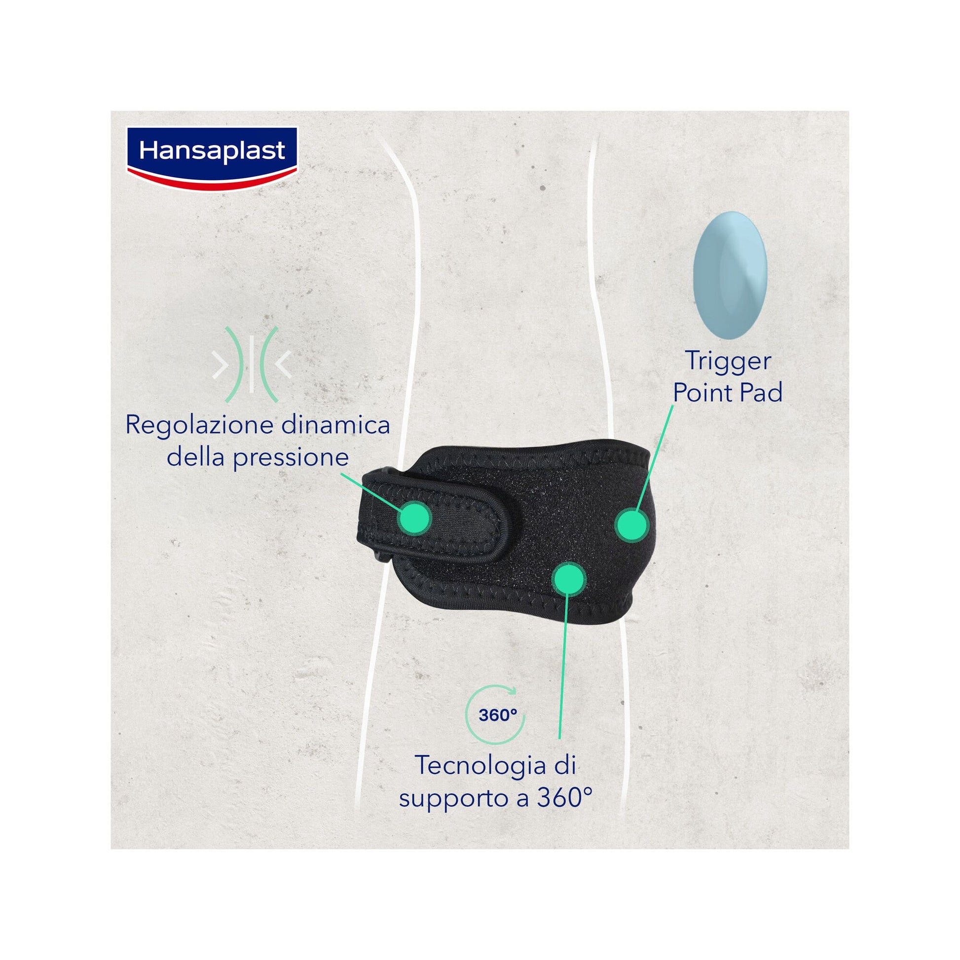 Hansaplast Sport Supporto Gomito del Tennista Tutore Epicondilite Gomito Protettivo-4