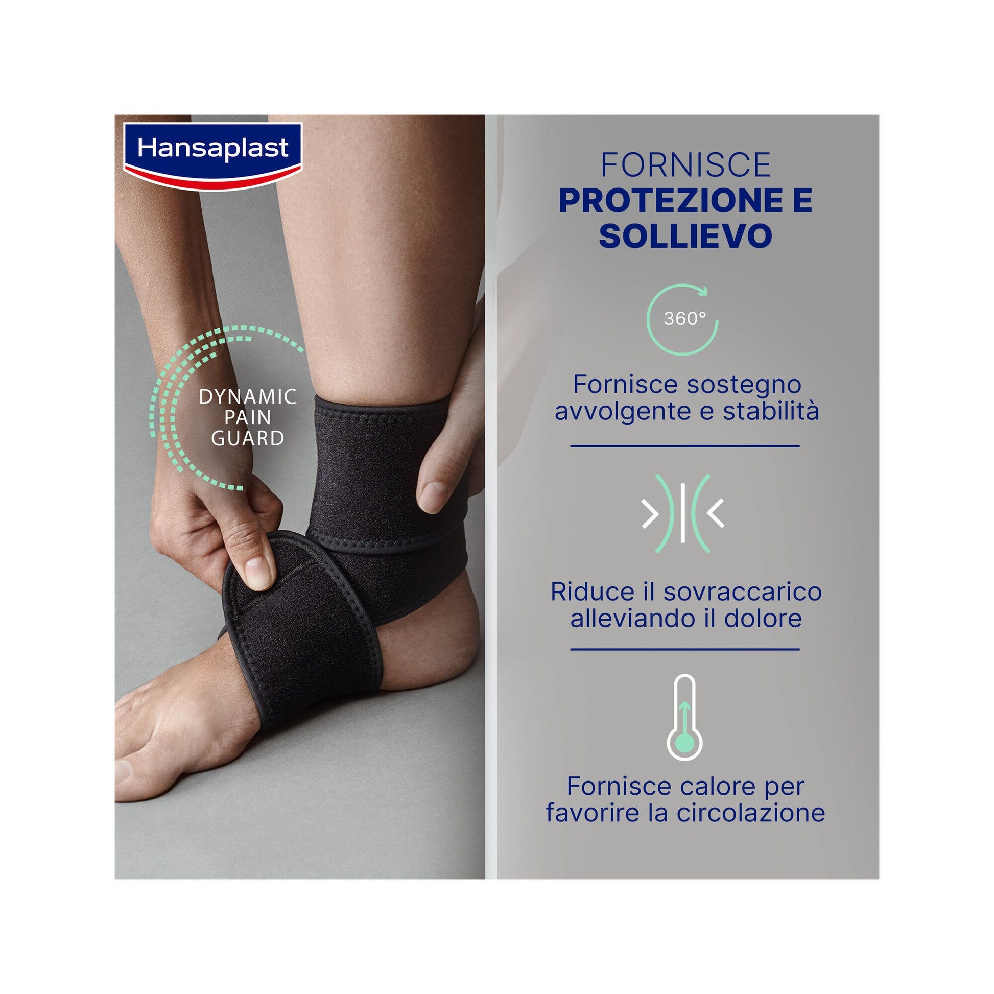 Hansaplast Sport Supporto Caviglia Cavigliera Ortopedica Per Protezione E Sollievo-3