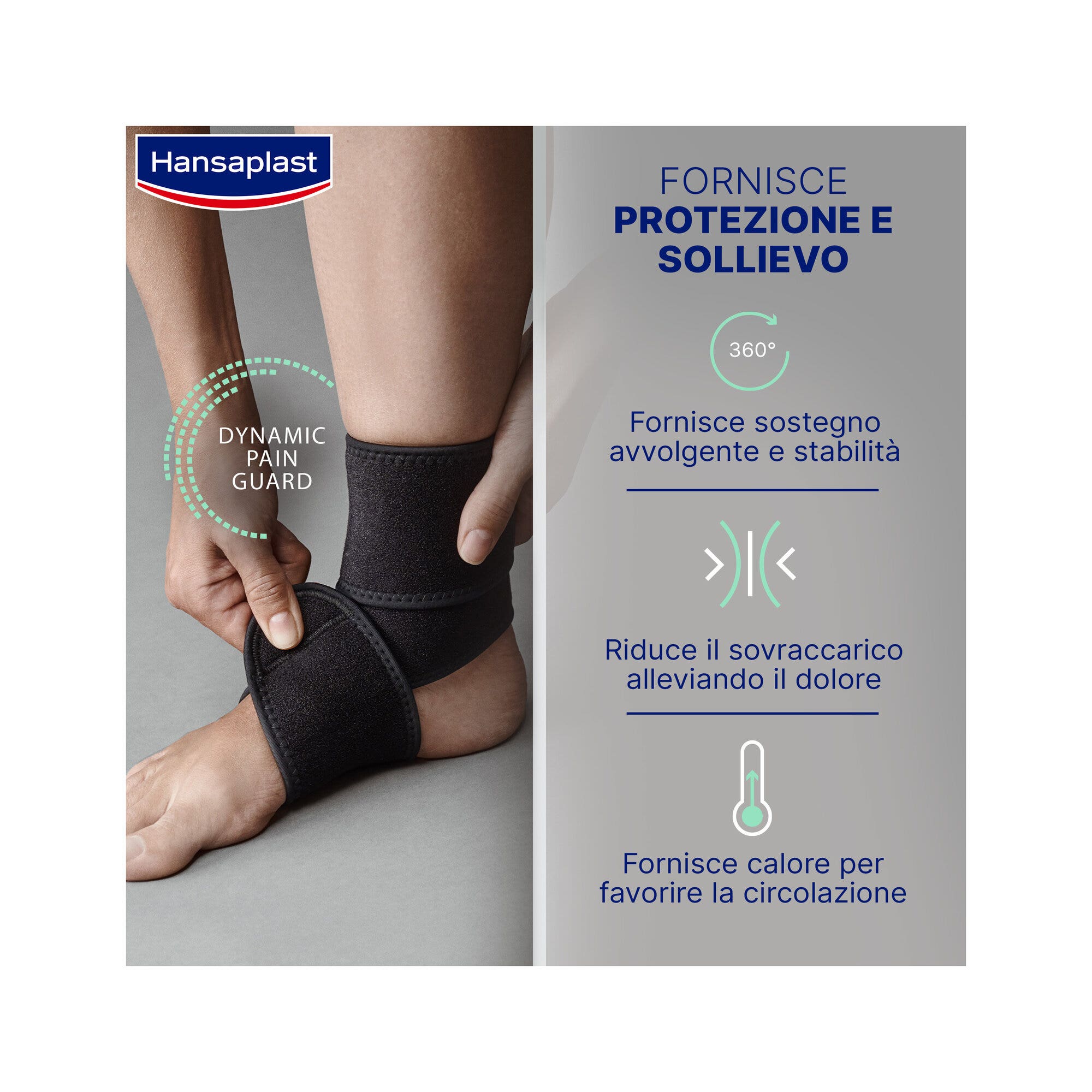 Hansaplast Sport Supporto Caviglia Cavigliera Ortopedica Per Protezione E Sollievo-3