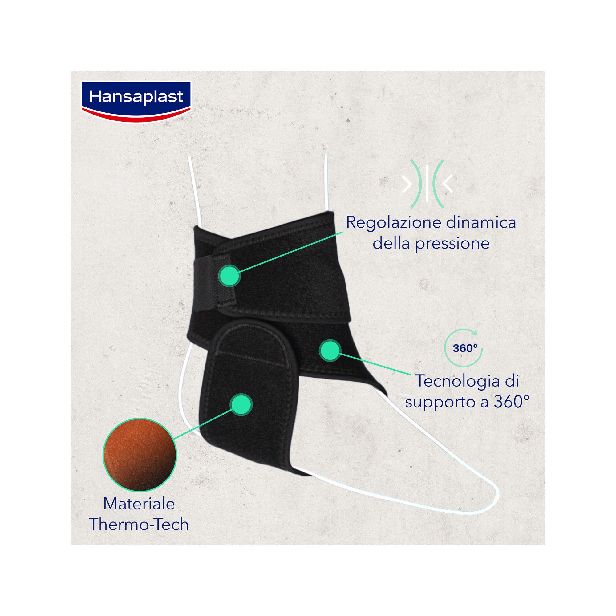Hansaplast Sport Supporto Caviglia Cavigliera Ortopedica Per Protezione E Sollievo-4