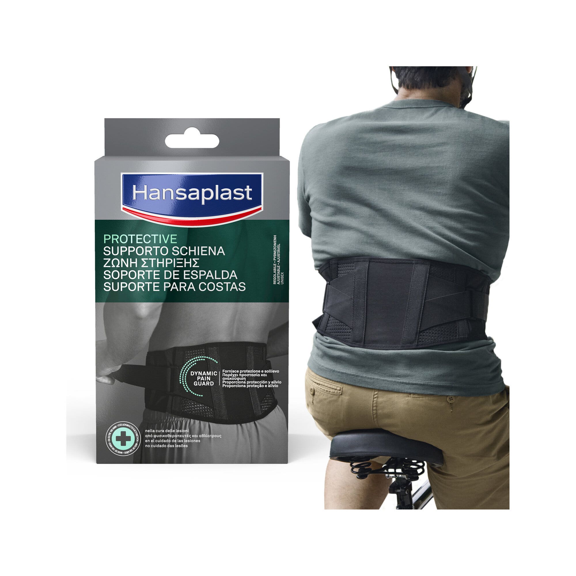 Hansaplast Sport Fascia Lombare Supporto Schiena Protettiva-2