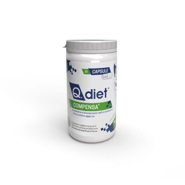 Q.Vet Q. Diet Compensa Integratore Per Cani/Gatti 120 Capsule-1