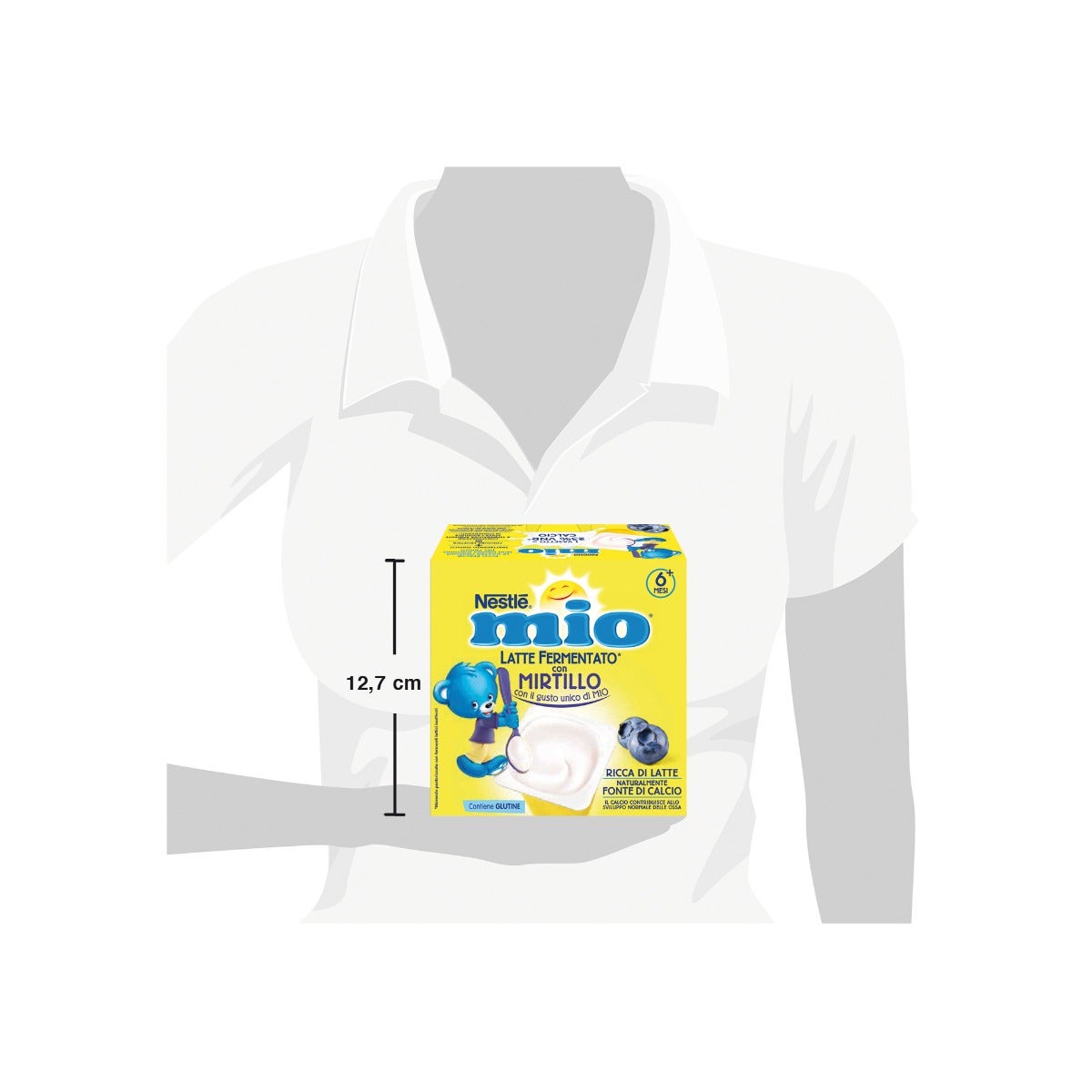 Nestlè Mio Merenda Latte Fermentato Mirtillo 4 Vasetti Da 100g-5