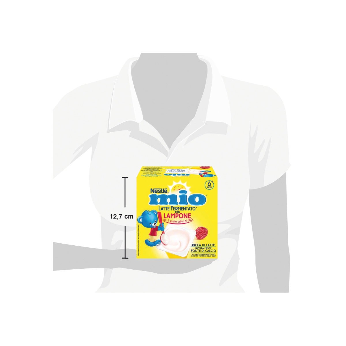 Nestlè Mio Merenda Latte Fermentato Lampone 4 Vasetti Da 100g-4