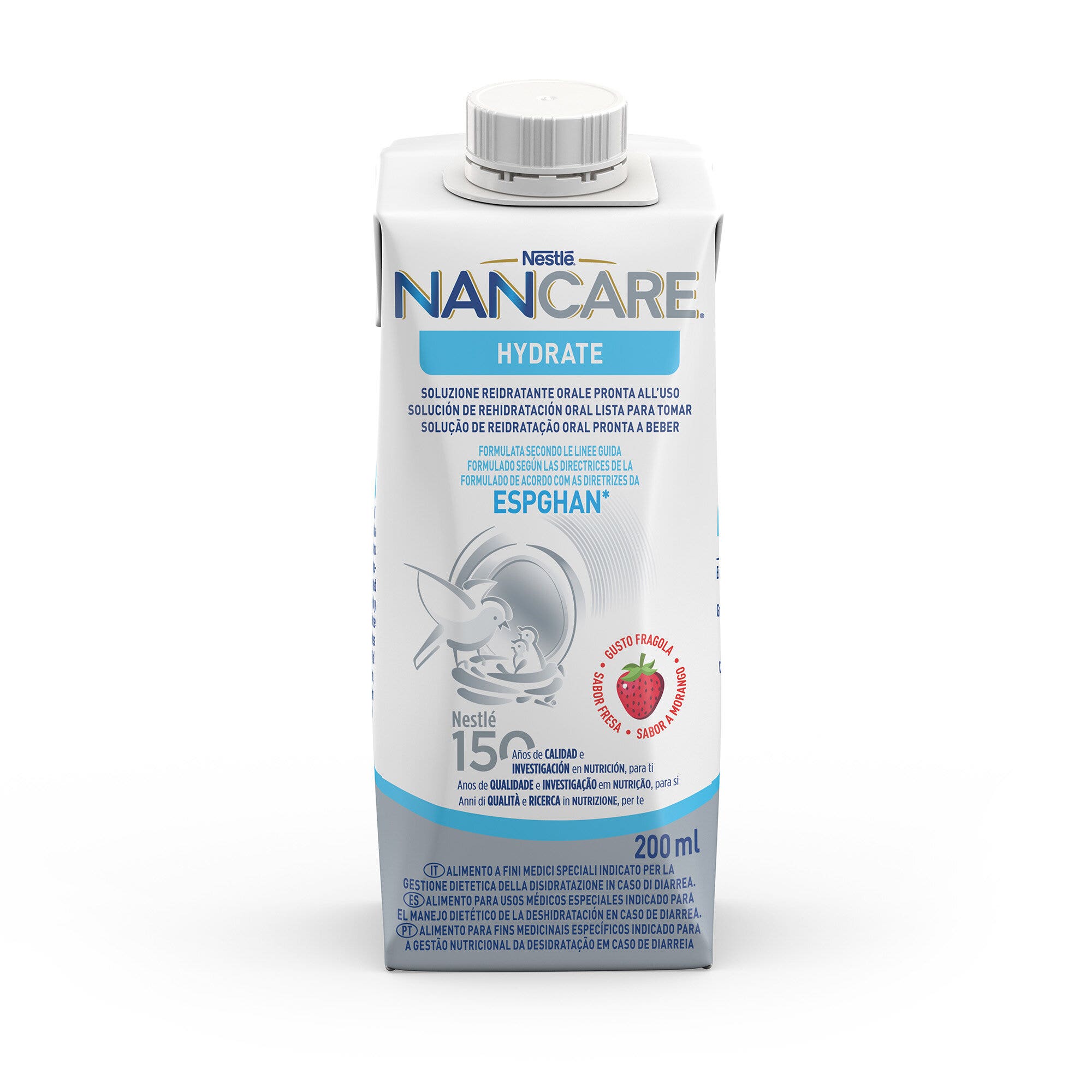 Nestlé Nancare Hydrate Alimento A Fini Medici Speciali Alla Fragola 3 Brick Da 200ml-9