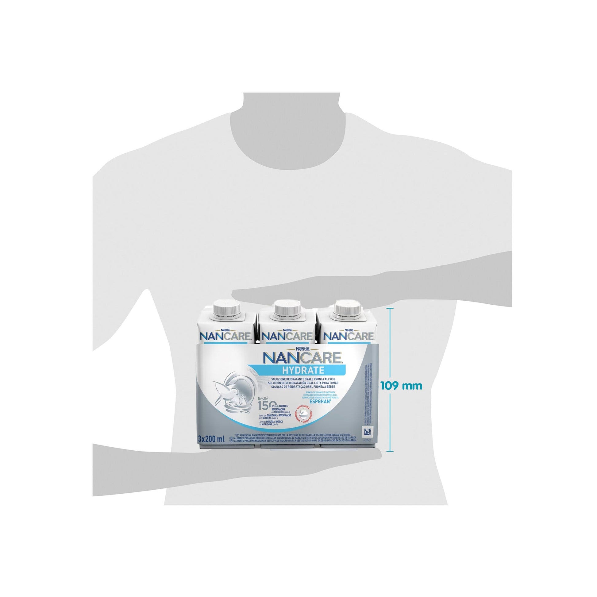 Nestlé Nancare Hydrate Alimento A Fini Medici Speciali Alla Fragola 3 Brick Da 200ml-10