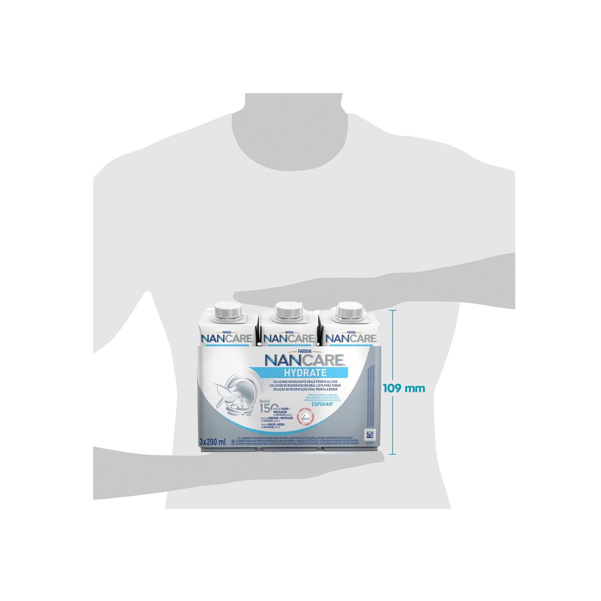 Nestlé Nancare Hydrate Alimento A Fini Medici Speciali Alla Fragola 3 Brick Da 200ml-10