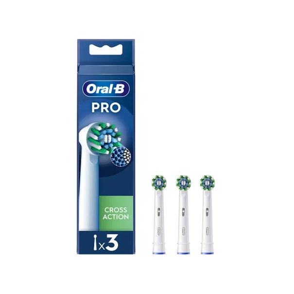 Oral-B Testine Di Ricambio Pro Cross Action 3 Pezzi-2