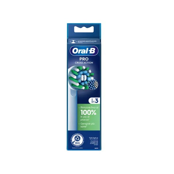 Oral-B Testine Di Ricambio Pro Cross Action 3 Pezzi-4