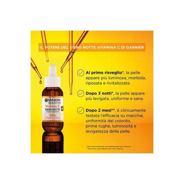 Garnier Siero Notte Vitamina-C Uniformante 30ml-5
