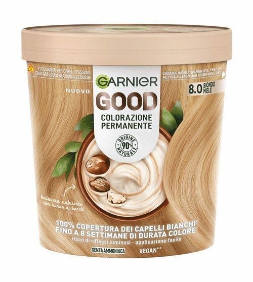 Garnier Good Kit Colorazione Permanente 8.0 Biondo Miele 160g-1