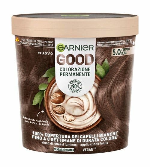 Garnier Good Kit Colorazione Permanente 5.0 Castano Moka 160g-1