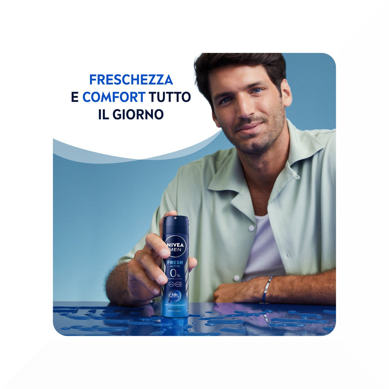 Nivea Men Fresh Active Deodorante Spray 150ml Antitraspirante Uomo Per 48 Ore-4