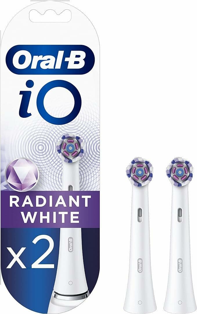 Oral-B iO Radiant White Testine di Ricambio 2 Pezzi-1