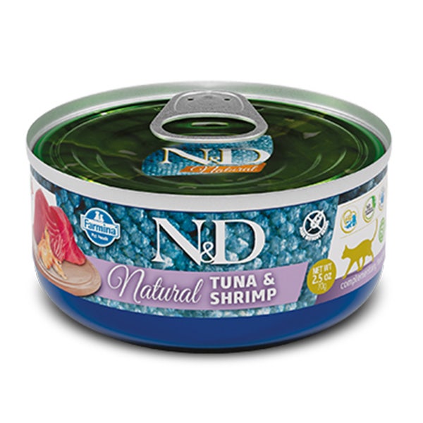 N&D Cat Natural Tuna & Shrimp 140g-1