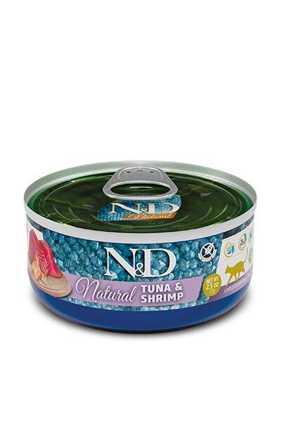 N&D Cat Natural Tuna & Shrimp 140g-2