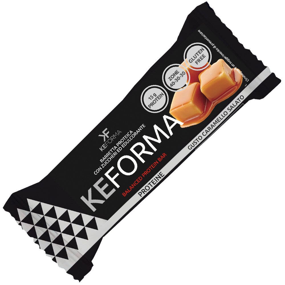 Keforma Balanced Bar Barretta Proteica Gusto Caramello Salato 50g-1