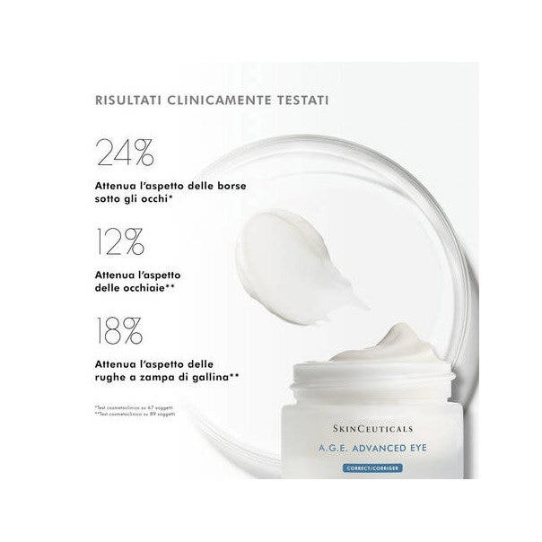 SkinCeuticals A.G.E Advanced Eye Crema Contorno Occhi Antirughe 15ml-4