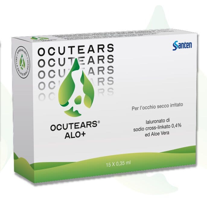 Ocutears Alo+ UD 0.4% Collirio Per Occhio Secco Irritato 15 Flaconcini-2