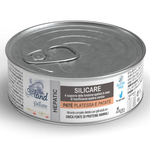 Siland Cat Adult Silicare Paté Platessa e Patate 85g-1