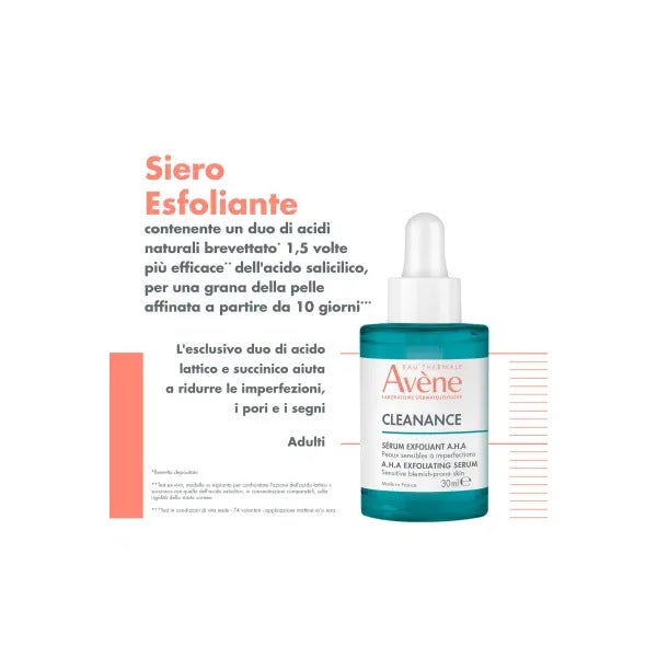 Avene Cleanance Siero Esfoliante A.H.A. 30ml-6