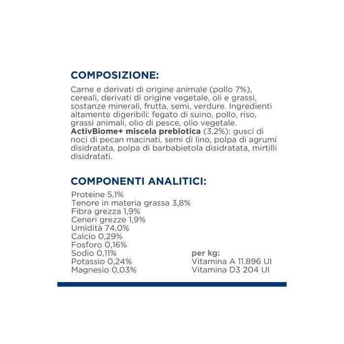 Hill's Prescription Diet Gastrointestinal Biome Digestive Care Paté Con Pollo Per Cani Lattina 370g-8