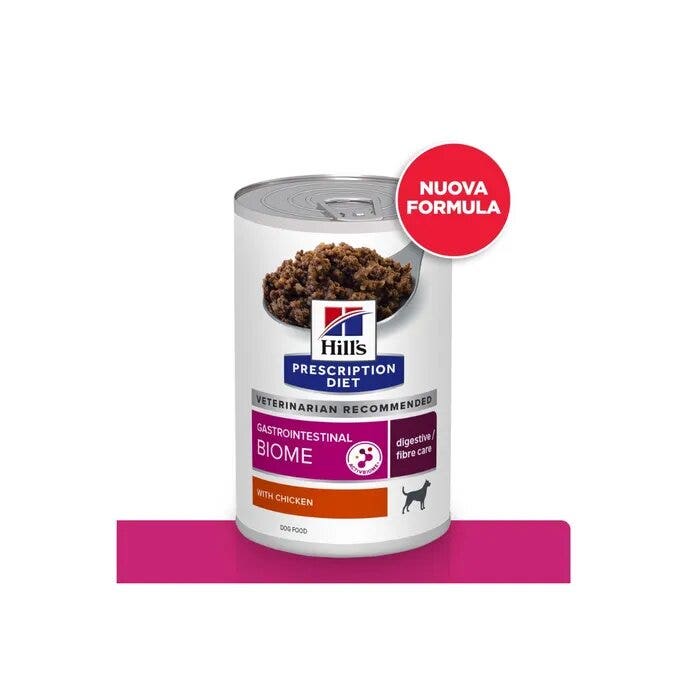 Hill's Prescription Diet Gastrointestinal Biome Digestive Care Paté Con Pollo Per Cani Lattina 370g-10