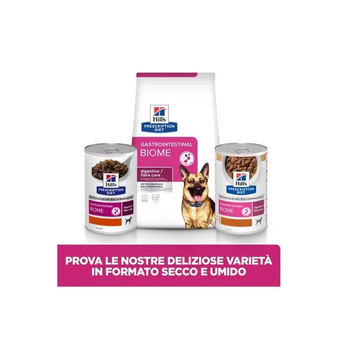 Hill's Prescription Diet Gastrointestinal Biome Digestive Care Paté Con Pollo Per Cani Lattina 370g-12