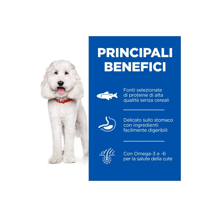 Hill's Science Plan Hypoallergenic Al Salmone Cibo Secco Cani Adulti Taglia Media Sacco 14kg-3