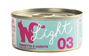Natural Code Light 03 Tonnetto e Carote Gatti Adulti Lattina 4x70g-1