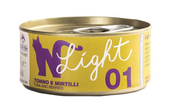 Natural Code Light 01 Tonno E Mirtilli Gatti Adulti Lattina 70g-1