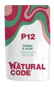 Natural Code P12 Tonno E Aloe Gatti Adulti Busta 70g-1
