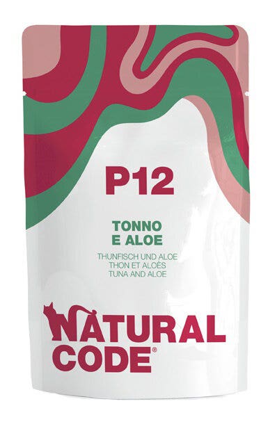 Natural Code P12 Tonno E Aloe Gatti Adulti Busta 70g-1