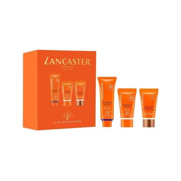 Lancaster Cofanetto Routine Solare Crema Viso SPF15 50ml+ Latte Corpo SPF30 50ml + Doposole 50ml-2