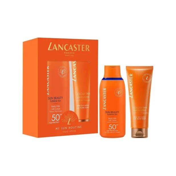 Lancaster Cofanetto Sun Latte Solare Corpo SPF50 175ml+ Lozione Doposole 125ml-2