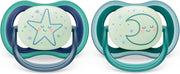 Succhietto Avent Ultra Air Night Time 6-18m Stella/luna-0