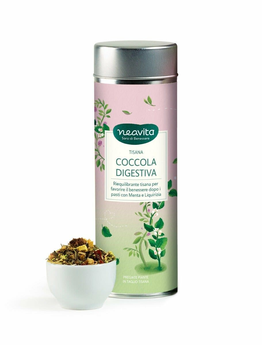 Neavita Tisana Coccola Digestiva Silver Tin 90g-2