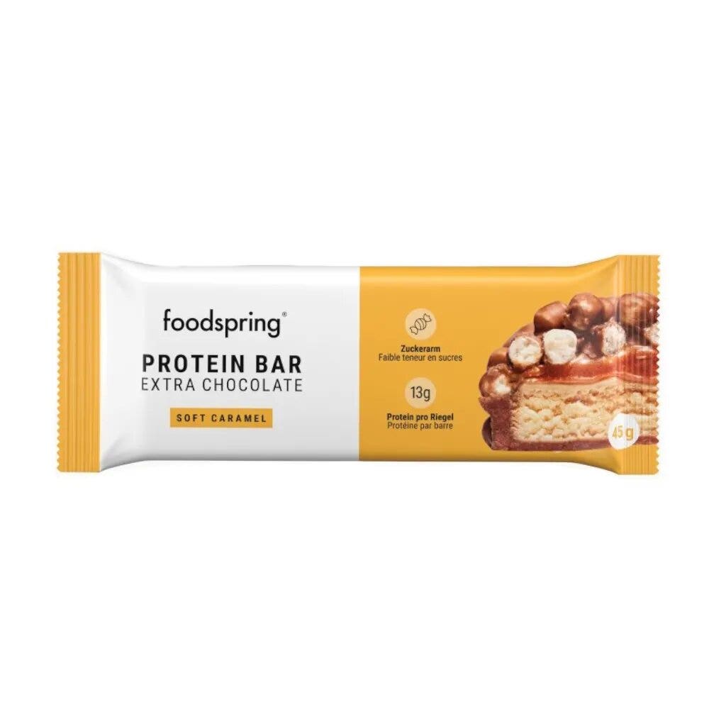 Foodspring Protein Barretta Extra Cioccolato Soft Caramel 45g-1