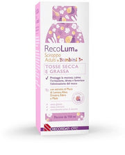RecoLum Sciroppo Tosse Secca e Grassa 150ml Adulti e Bambini 3+-1