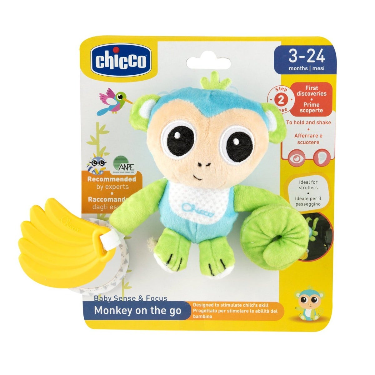 Chicco Gioco Passeggio Scimmietta 0+ Mesi-1