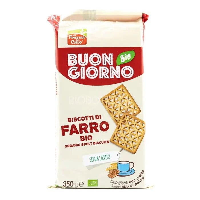 La Finestra Sul Cielo BuongiornoBio Biscotti Di Farro Bio 400g-2