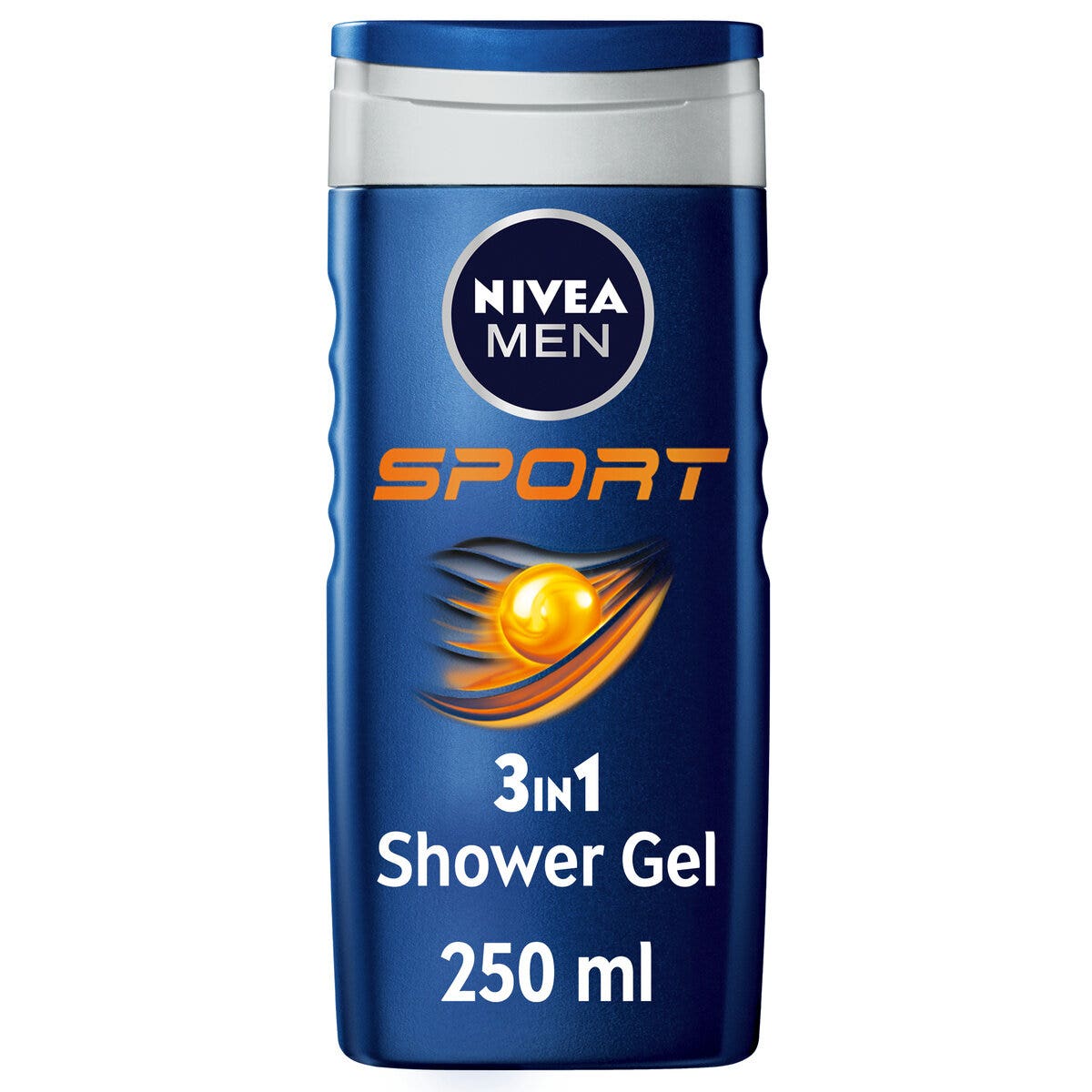 Nivea Men Doccia Shampoo Sport Docciaschiuma Uomo Rivitalizzante Per Viso Corpo E Capelli 250ml-1