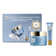 Roc Even Tone + Lift Crema Viso Idratante Notte 50ml + Contorno Occhi 15ml-0