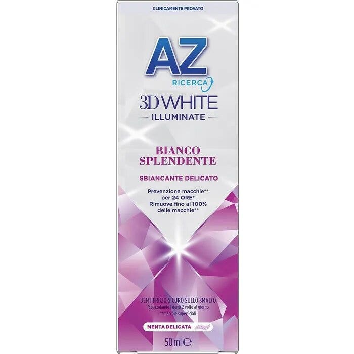 AZ Dentifricio 3DWhite Illuminate Bianco Splendente 50ml-2