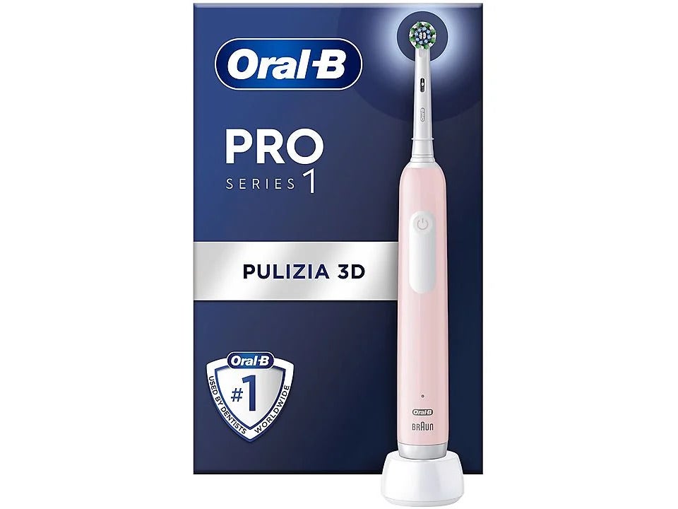 Oral-B Pro Series 1 Spazzolino Elettrico Rosa + 1 Testina Di Ricambio-1