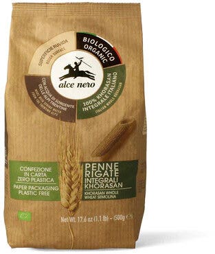 Alce Nero Penne Rigate Integrali Di Grano Khorasan Bio 500g-2